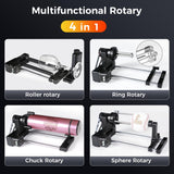 Comgrow 4-in-1 Rotary Roller for Most Laser Engraving