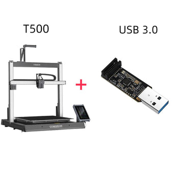 Comgrow T500 Large 3d Printer 7" Klipper Direct Drive Xyz Linear Rails 500*500*500mm Large Size