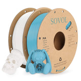 Sovol Black/White/Gray/Blue PLA 3D Printing Filament 2KG (4.4lbs) - SOVOL