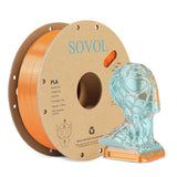 Sovol Silk PLA 3D Printing Filament Single/Dual/Tri/Rainbow Colors 1.75mm - SOVOL