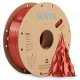 Sovol Silk PLA 3D Printing Filament Single/Dual/Tri/Rainbow Colors 1.75mm - SOVOL