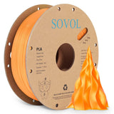 Sovol Silk PLA 3D Printing Filament Single/Dual/Tri/Rainbow Colors 1.75mm - SOVOL