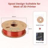 Sovol Silk PLA 3D Printing Filament Single/Dual/Tri/Rainbow Colors 1.75mm - SOVOL