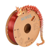 Sovol Silk PLA 3D Printing Filament Single/Dual/Tri/Rainbow Colors 1.75mm - SOVOL