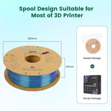 Sovol Silk PLA 3D Printing Filament Single/Dual/Tri/Rainbow Colors 1.75mm - SOVOL