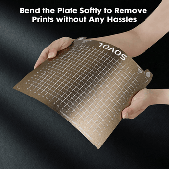 Sovol PEI Powder-Coated Flexible Steel Plate with Textured Surface and Magnetic Bottom Sheet - SOVOL