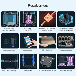 Sovol SV06 Plus 250mm/s Fully Open Source 3D Printer with Linear Rail Structure - SOVOL