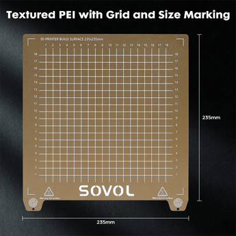 Sovol 3D Printer PEI Steel Build Plate 