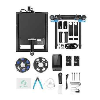 Sovol SV04 Independent Dual Extruders Close-Up