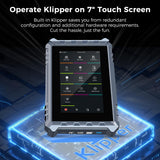 7-inch touch screen on the Comgrow T500 providing high-definition control and monitoring of prints.
