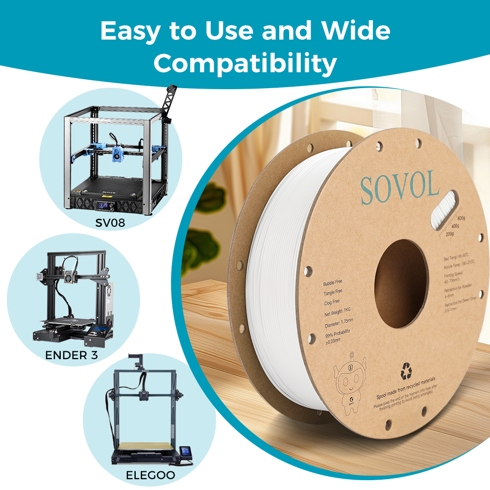 sovol filament fit for most 3d printers