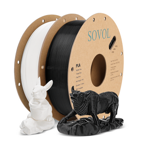 Sovol Black/White/Gray/Blue PLA 3D Printing Filament 2KG (4.4lbs) - SOVOL