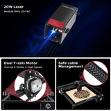 Big sales 🔥 Comgrow Z1 PRO 20W Desktop Diode Laser Cutting Engraving Machine - SOVOL